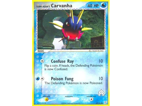 Team Aqua's Carvanha