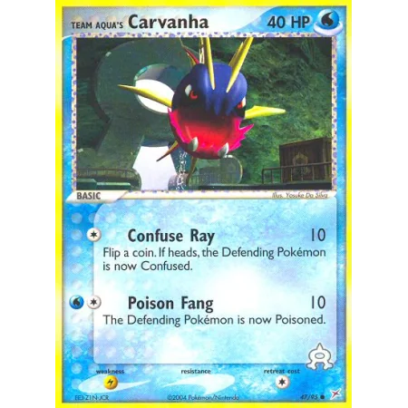 Team Aqua's Carvanha (Reverse Holo)