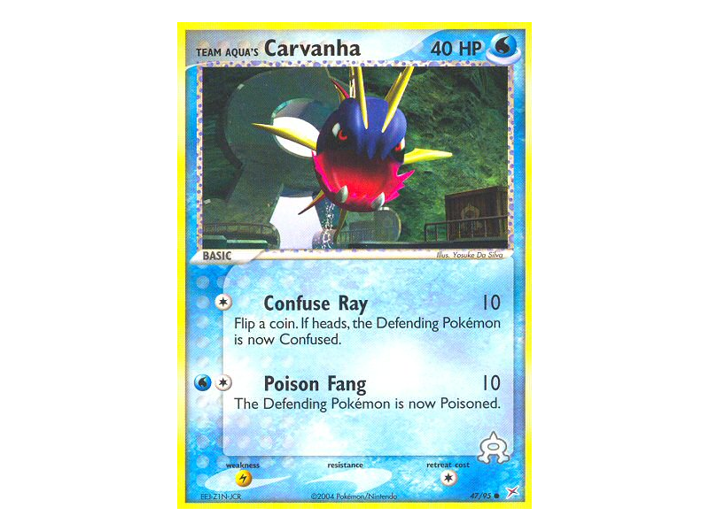 Team Aqua's Carvanha (Reverse Holo)