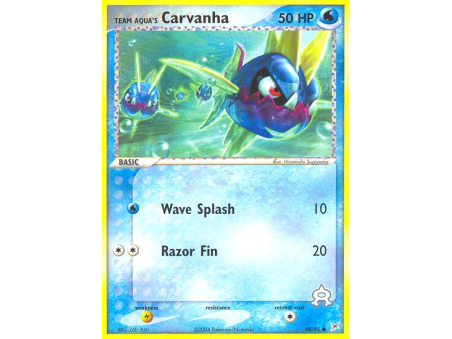 Team Aqua's Carvanha (Reverse Holo)