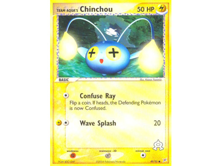 Team Aqua's Chinchou (Reverse Holo)