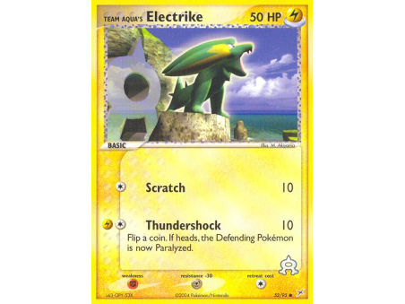 Team Aqua's Electrike (Reverse Holo)