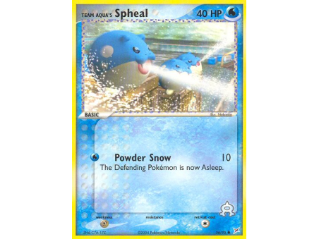 Team Aqua's Spheal