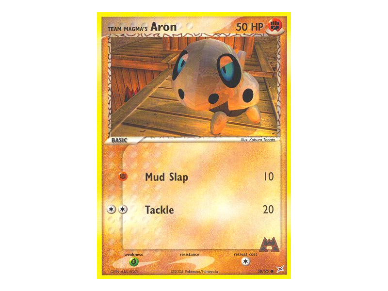 Team Magma's Aron (Reverse Holo)