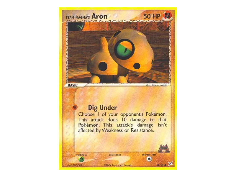 Team Magma's Aron