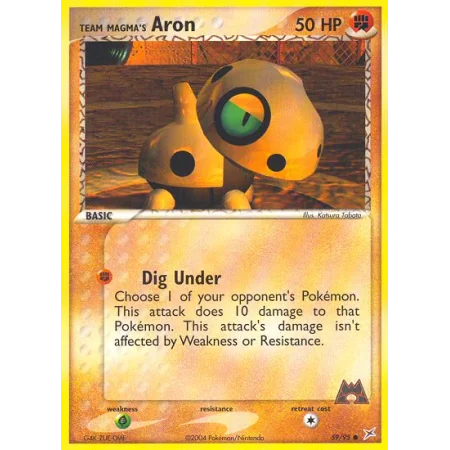 Team Magma's Aron (Reverse Holo)