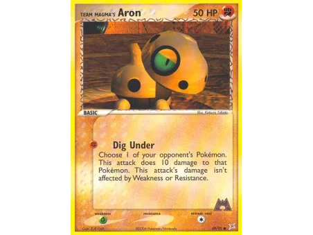 Team Magma's Aron (Reverse Holo)
