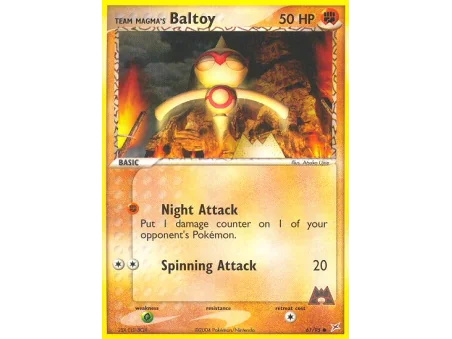 Team Magma's Baltoy (Reverse Holo)