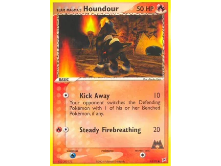 Team Magma's Houndour (Reverse Holo)