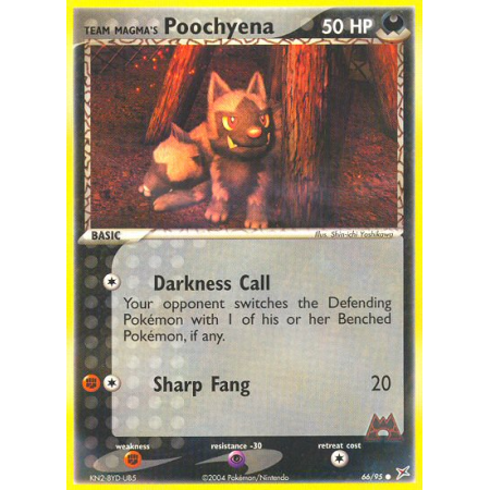Team Magma's Poochyena (Reverse Holo)