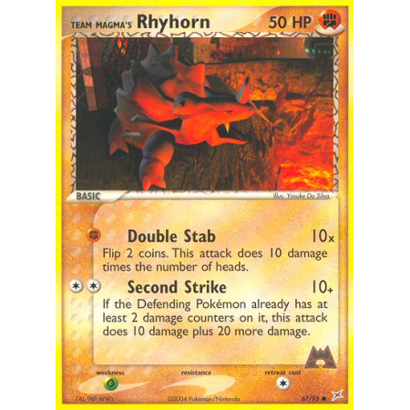 Team Magma's Rhyhorn