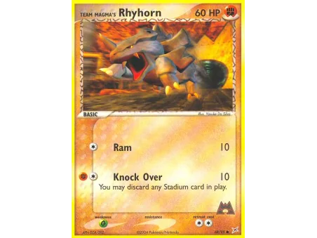 Team Magma's Rhyhorn