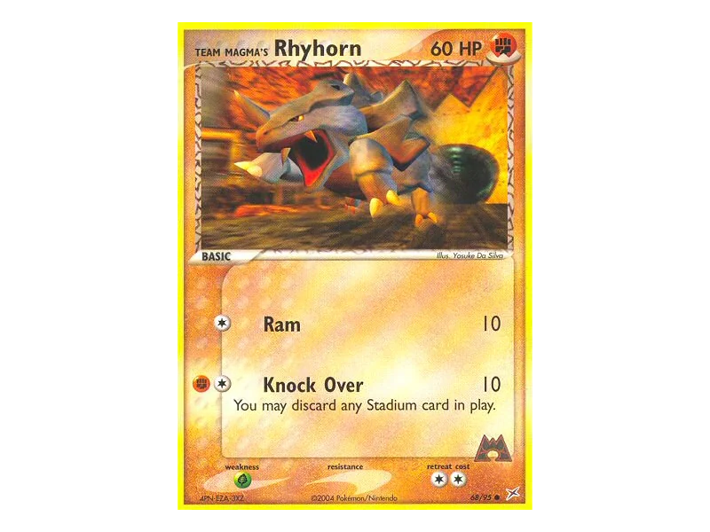 Team Magma's Rhyhorn (Reverse Holo)