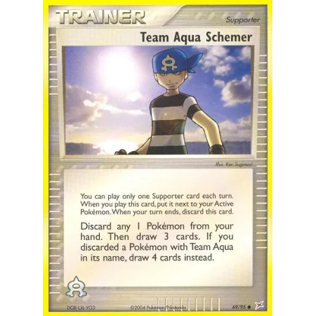 Team Aqua Schemer (Reverse Holo)