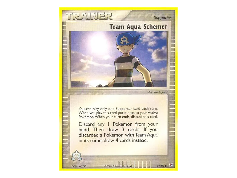 Team Aqua Schemer (Reverse Holo)