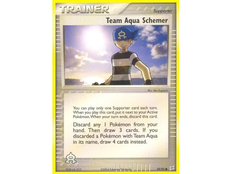Team Aqua Schemer (Reverse Holo)