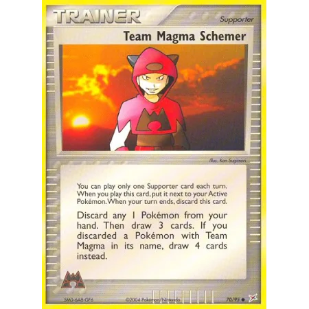 Team Magma Schemer (Reverse Holo)