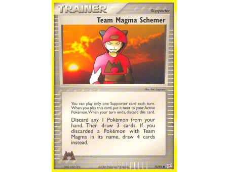 Team Magma Schemer (Reverse Holo)