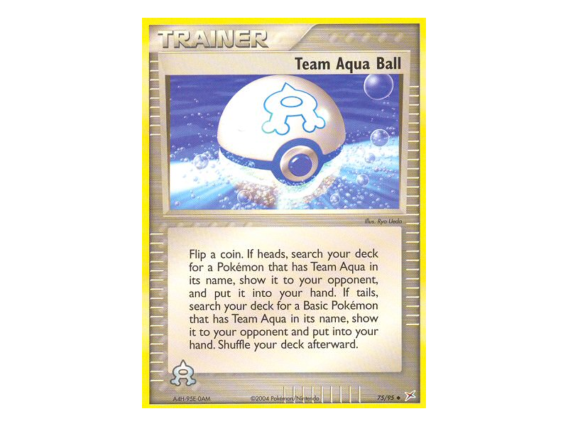 Team Aqua Ball (Reverse Holo)