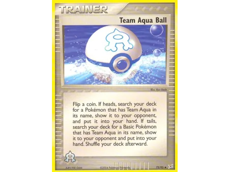 Team Aqua Ball (Reverse Holo)