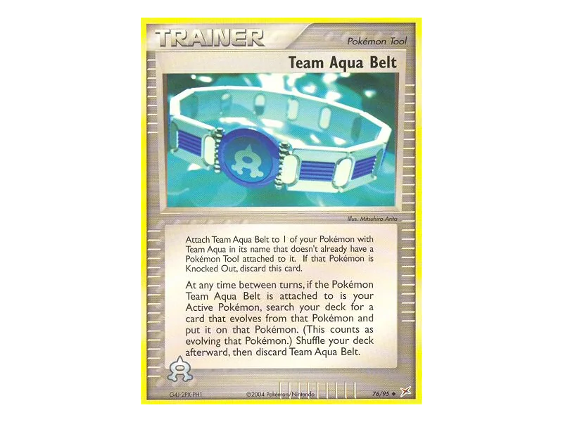 Team Aqua Belt
