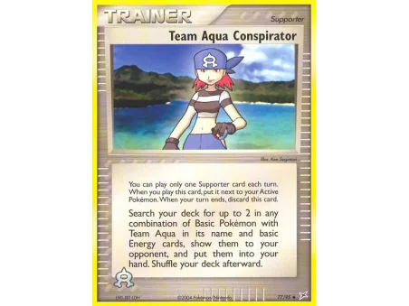 Team Aqua Conspirator (Reverse Holo)