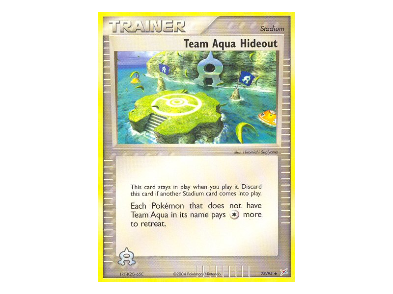 Team Aqua Hideout (Reverse Holo)