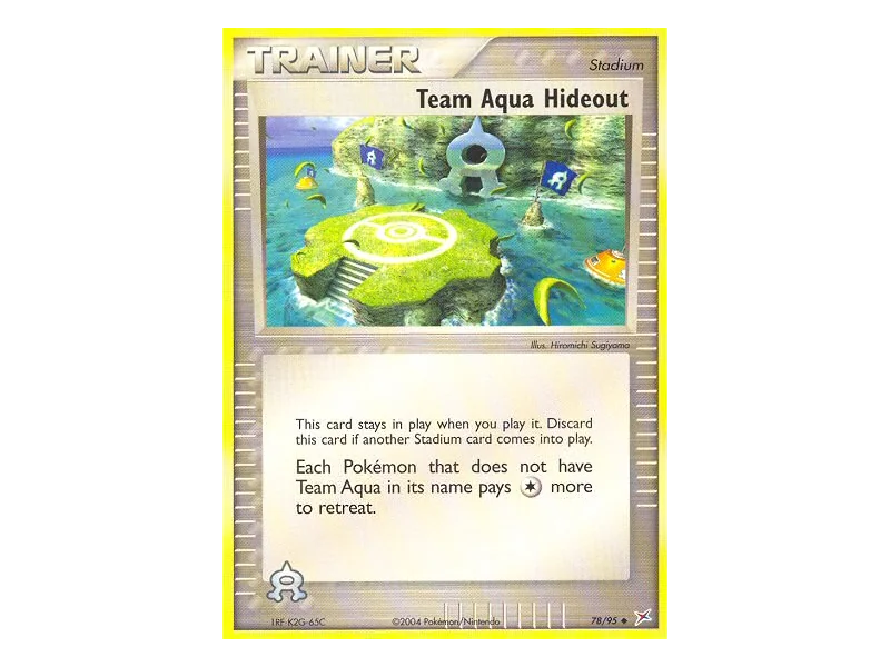 Team Aqua Hideout (Reverse Holo)