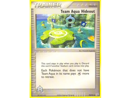 Team Aqua Hideout (Reverse Holo)