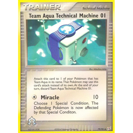 Team Aqua Technical Machine 01