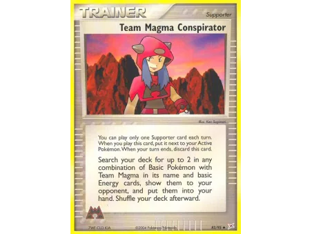 Team Magma Conspirator (Reverse Holo)