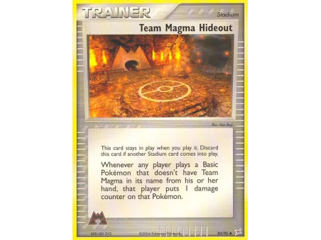 Team Magma Hideout (Reverse Holo)