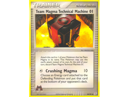 Team Magma Technical Machine 01 (Reverse Holo)