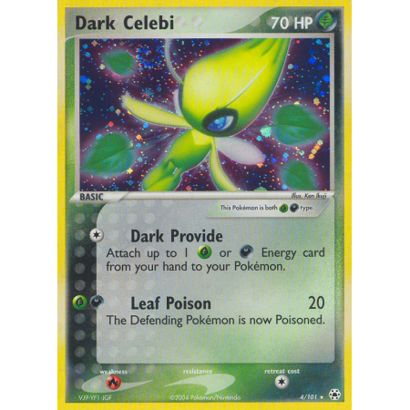 Dark Celebi (Reverse Holo)