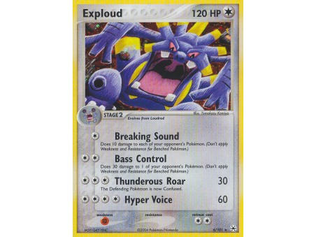Exploud (Reverse Holo)