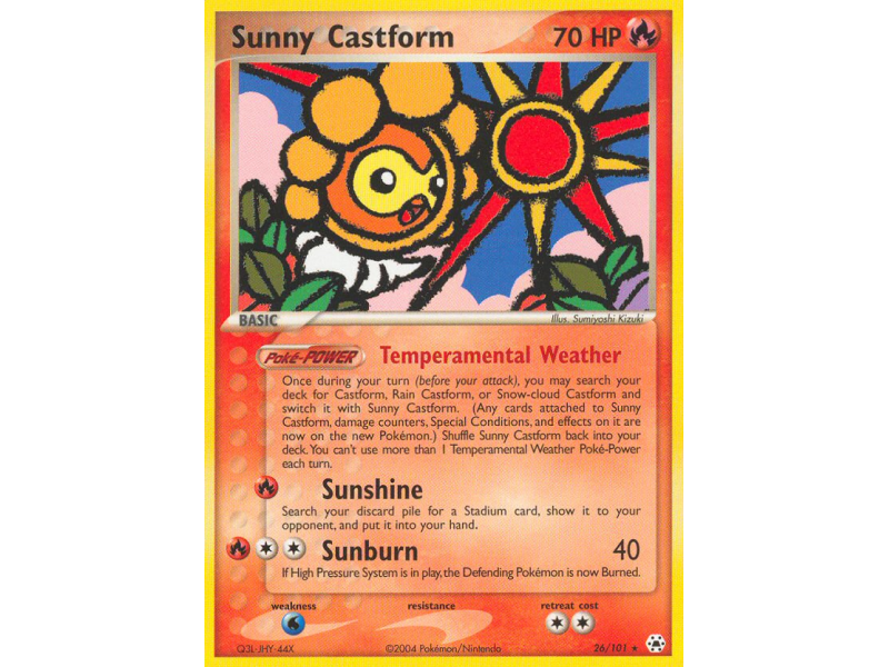 Sunny Castform (Reverse Holo)