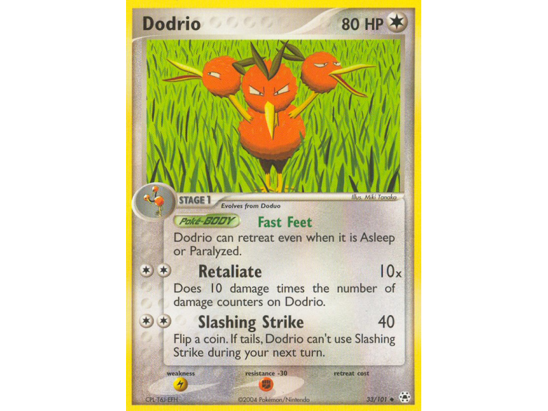 Dodrio (Reverse Holo)