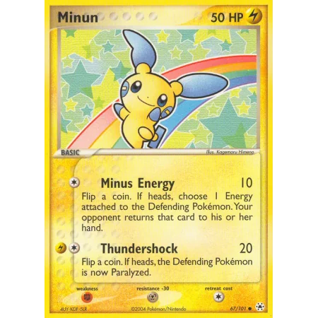 Minun (Reverse Holo)