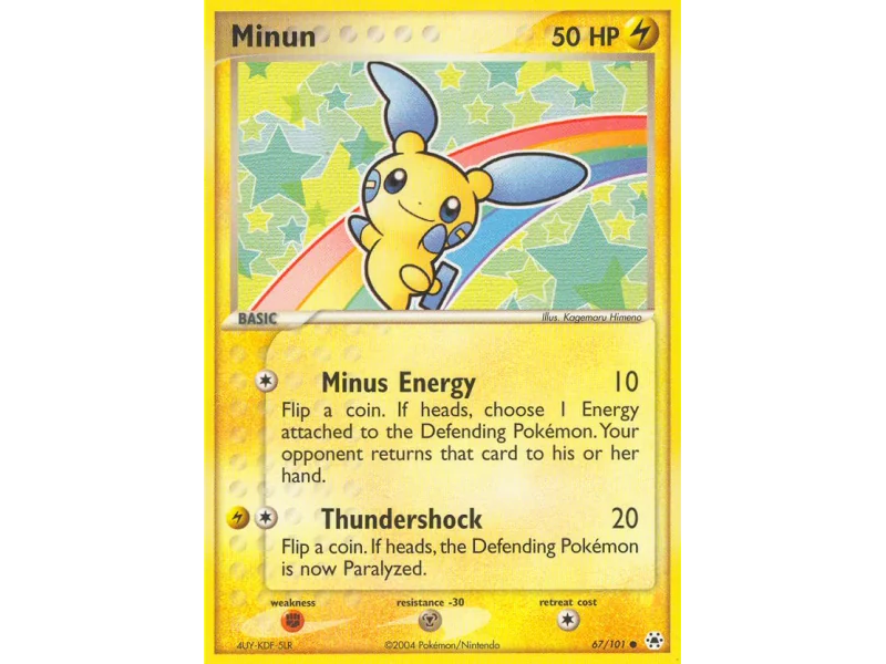 Minun (Reverse Holo)