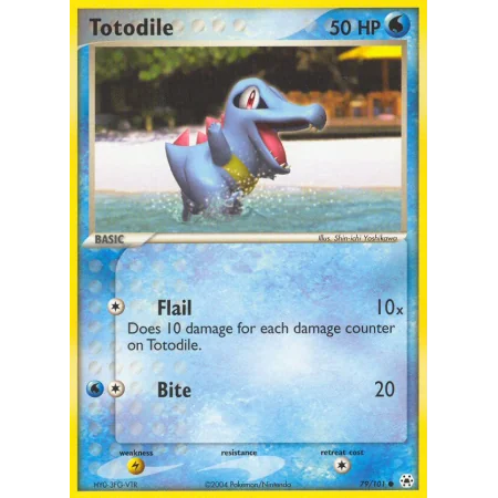 Totodile (Reverse Holo)