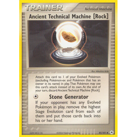 Ancient Technical Machine [Rock] (Reverse Holo)