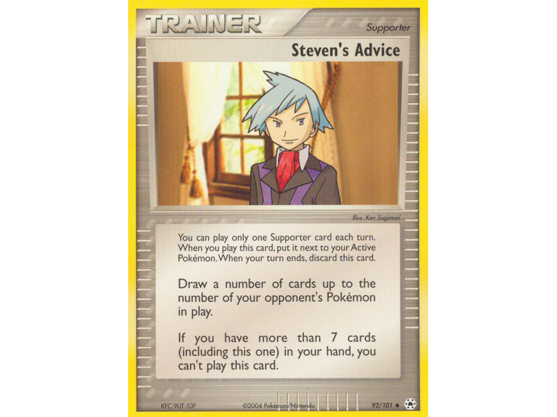 Steven's Advice (Reverse Holo)