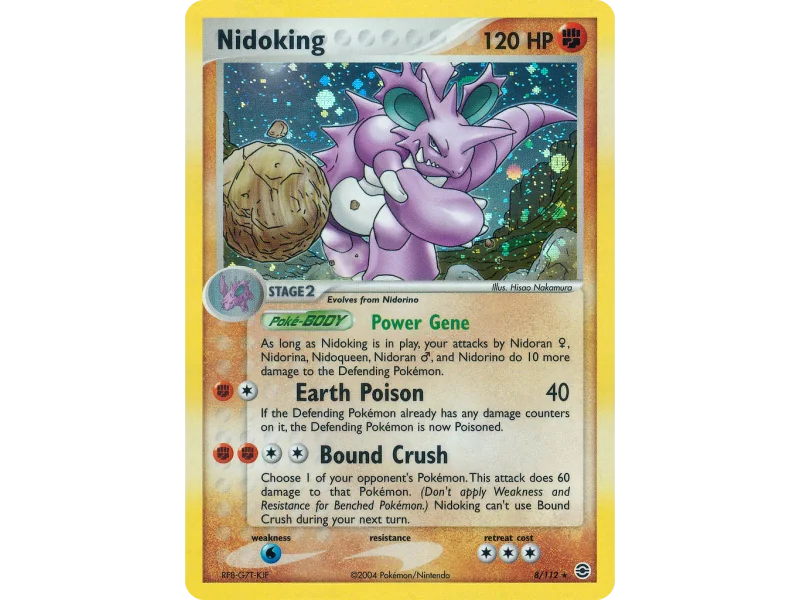 Nidoking (Reverse Holo)
