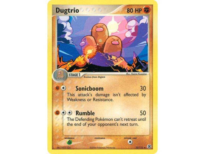 Dugtrio (Reverse Holo)
