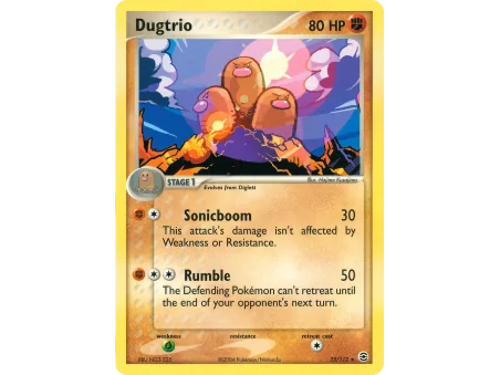 Dugtrio (Reverse Holo)