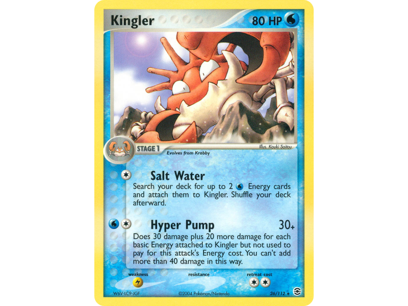 Kingler (Reverse Holo)