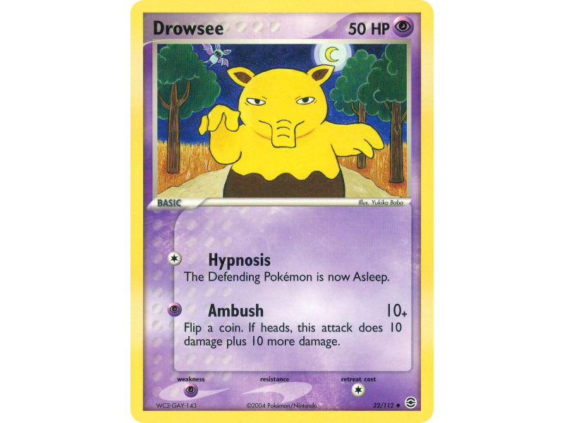 Drowzee (Reverse Holo)