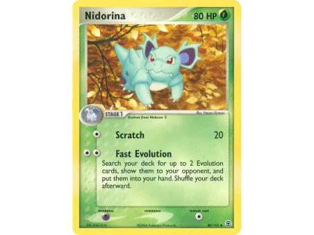 Nidorina (Reverse Holo)