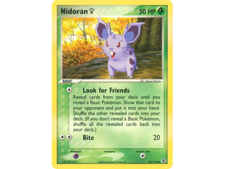 Nidoran ♀ (Reverse Holo)