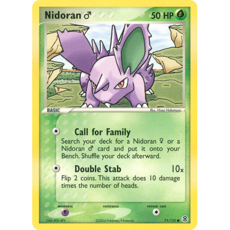 Nidoran ♂ (Reverse Holo)